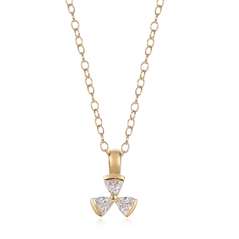 Trini Diamond Triple Pendant