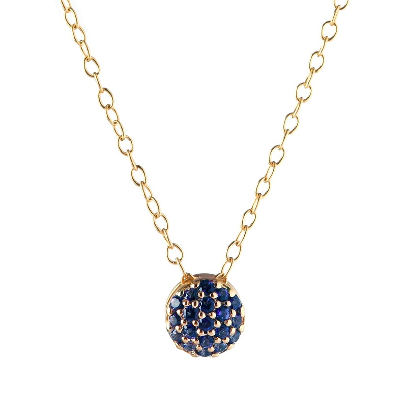 September Birthstone Dot Necklace