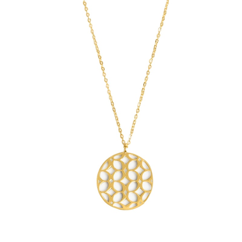 Signature Pendant and Chain in Gold Vermeil