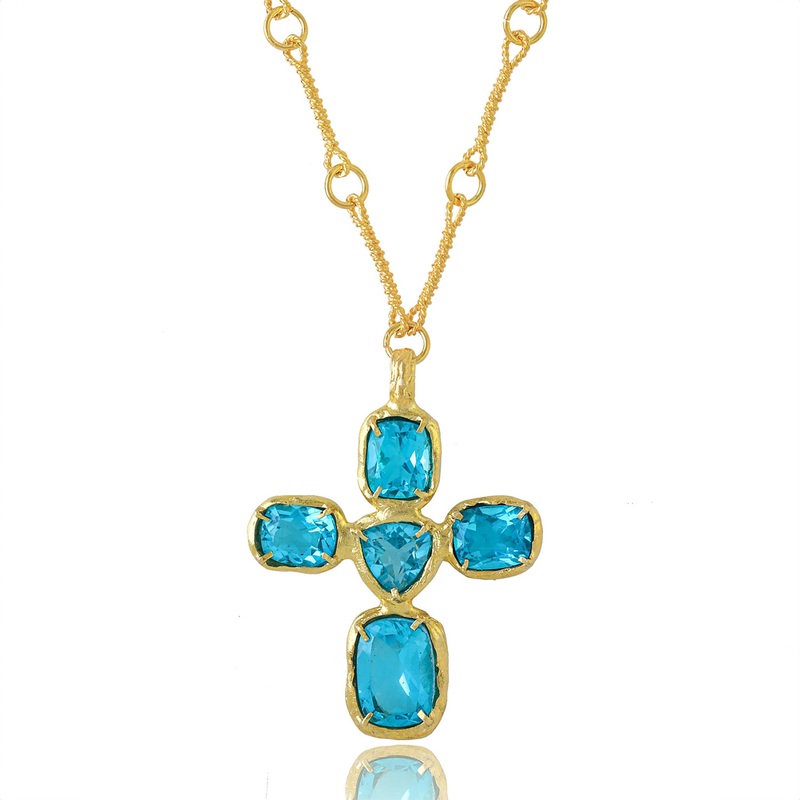 The Aurora Cross with Roman Chain