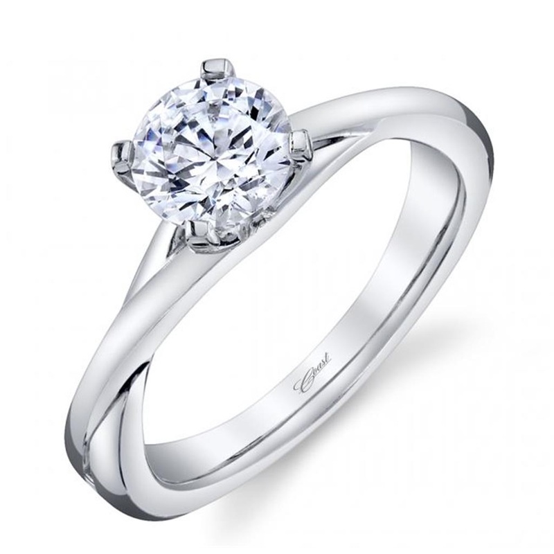 Coast Diamond Twisted Ring Mounting