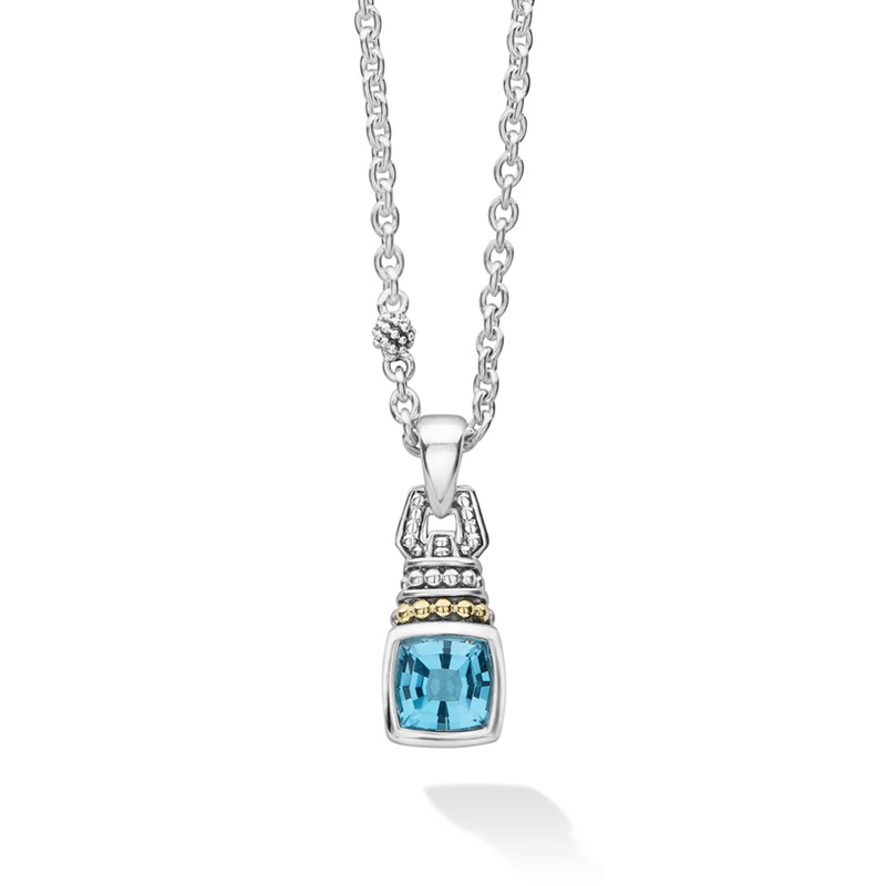 Rittenhouse Swiss Blue Topaz Pendant Necklace