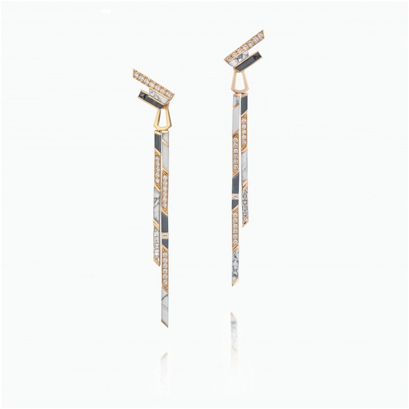 Stellar Dusk Sand Fall Earrings