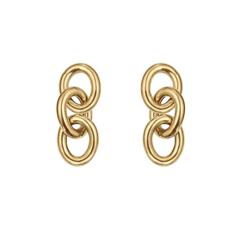 Chunky Chain Stud Earrings