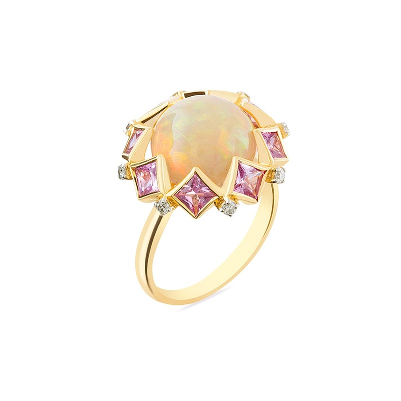 Fire Opal Ring