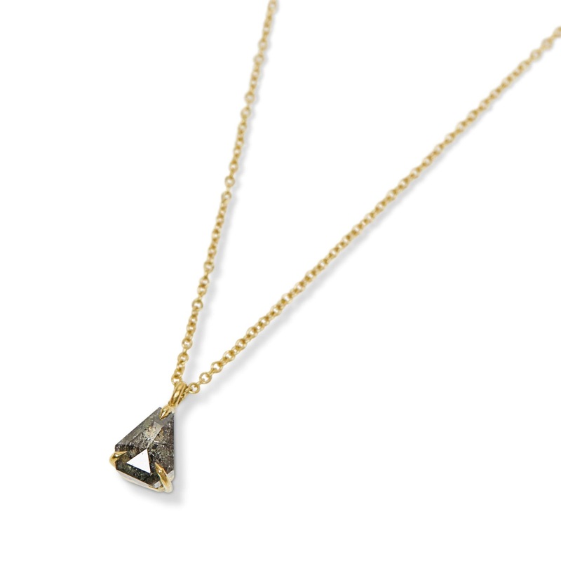 Triangular Diamond Necklace