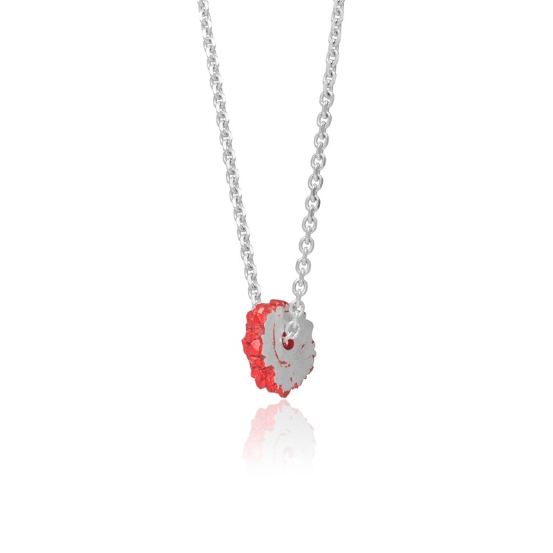 HotRocks Wheel Necklace –  Fiery Red