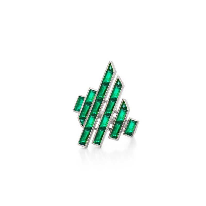 Electric Night – Emerald Blade Runner Ring