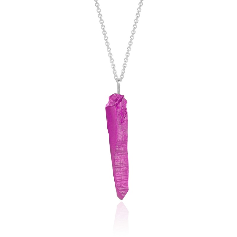 HotRocks Wand Necklace – Fuchsia Pink