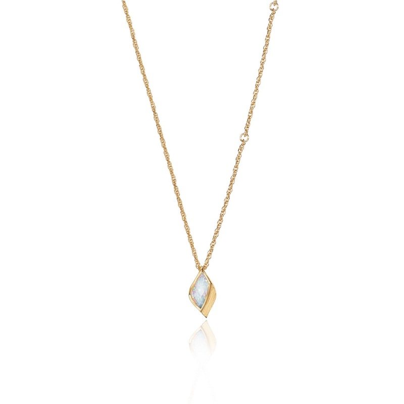 Limited Edition Strength Gold Opal Pendant Necklace