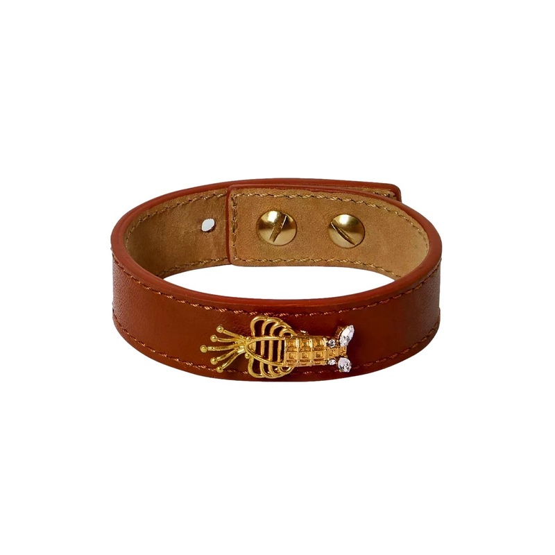 Lobster Bracelet – Brown