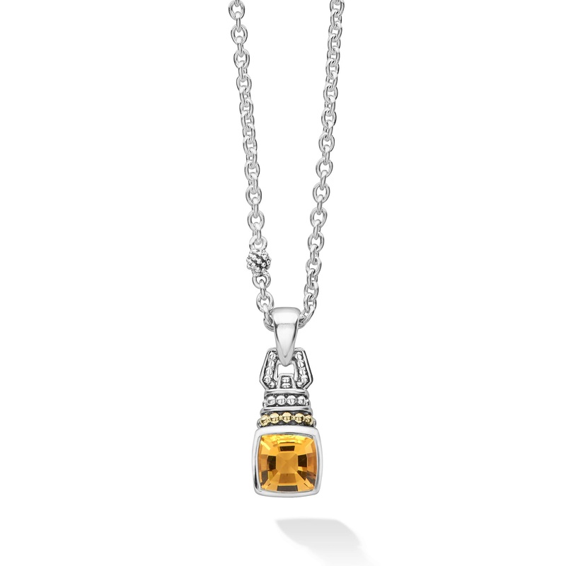 Rittenhouse Citrine Pendant Necklace