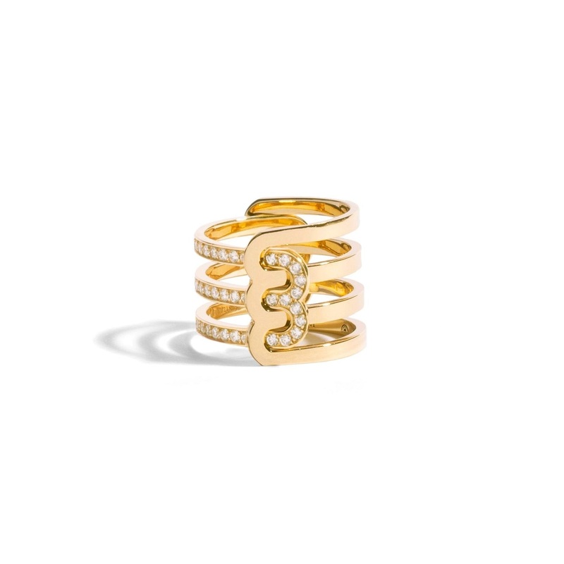treintes Statement Triple Ring