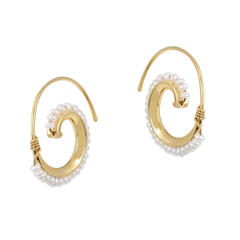Venus Pearl Shell Earrings