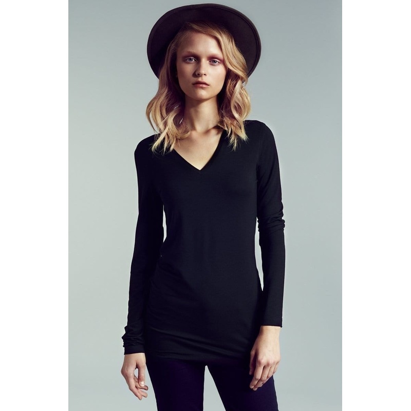 Alchemy Detroit The Logan Long Sleeve Fitted V-Neck Unisex Tee