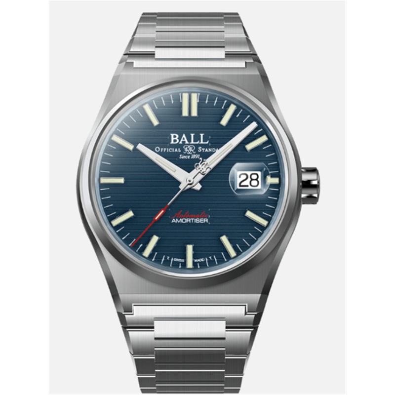 Stainless Steel Men’s 40mm Roadaster Perseverer Watch with Navy Blue D