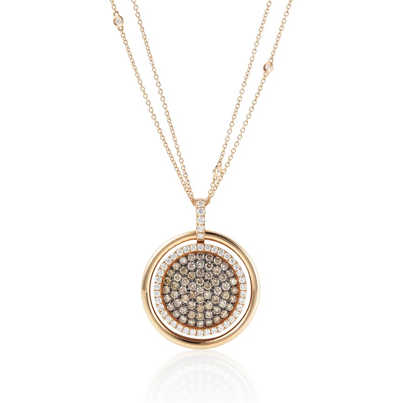 Venezia Rose Gold Large Pendant