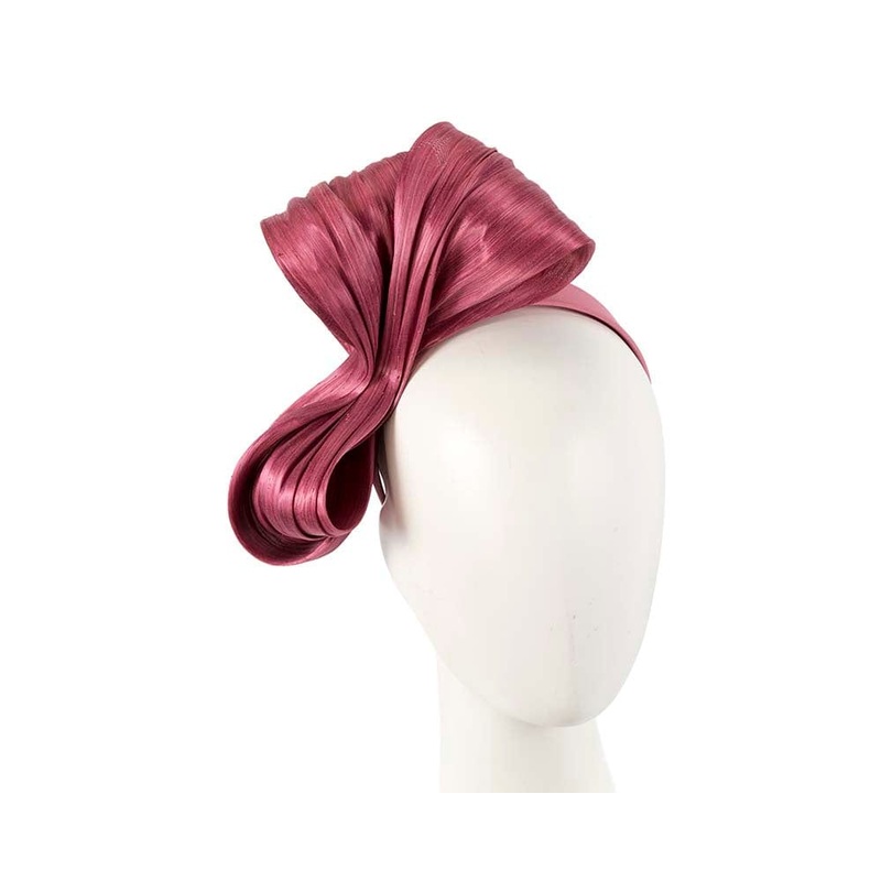 Exclusive wild rose silk abaca bow by Fillies Collection