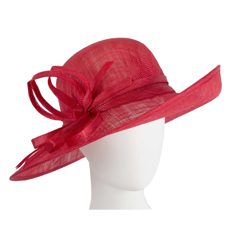 Red fashion racing hat by Max Alexander