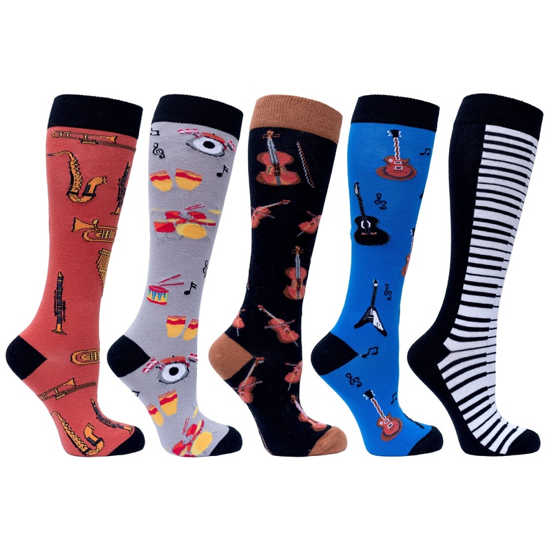 Women’s Music Knee High Socks Set