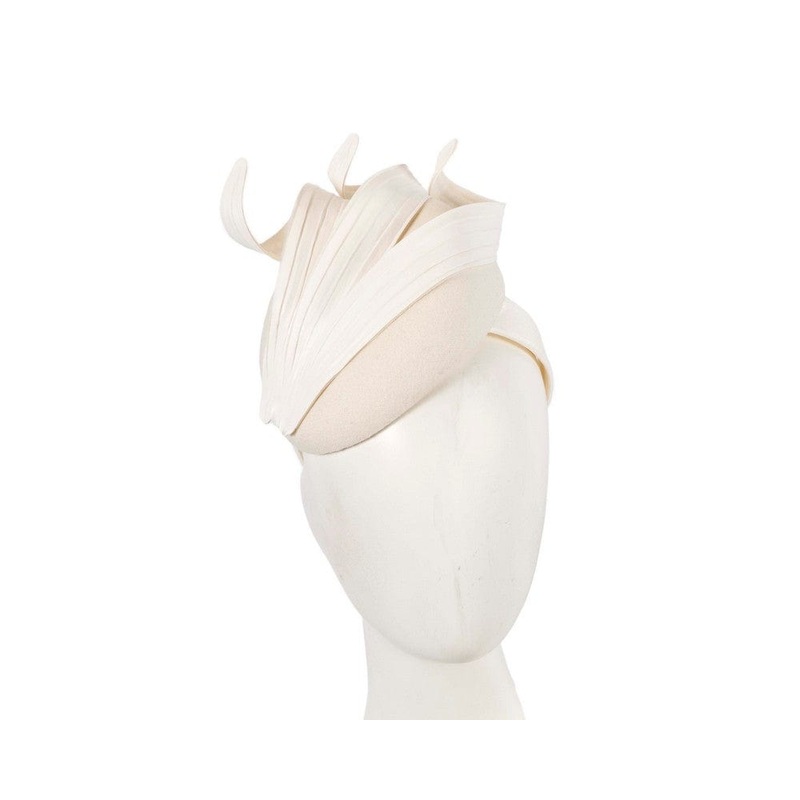Cream winter racing fascinator by Fillies Collection
