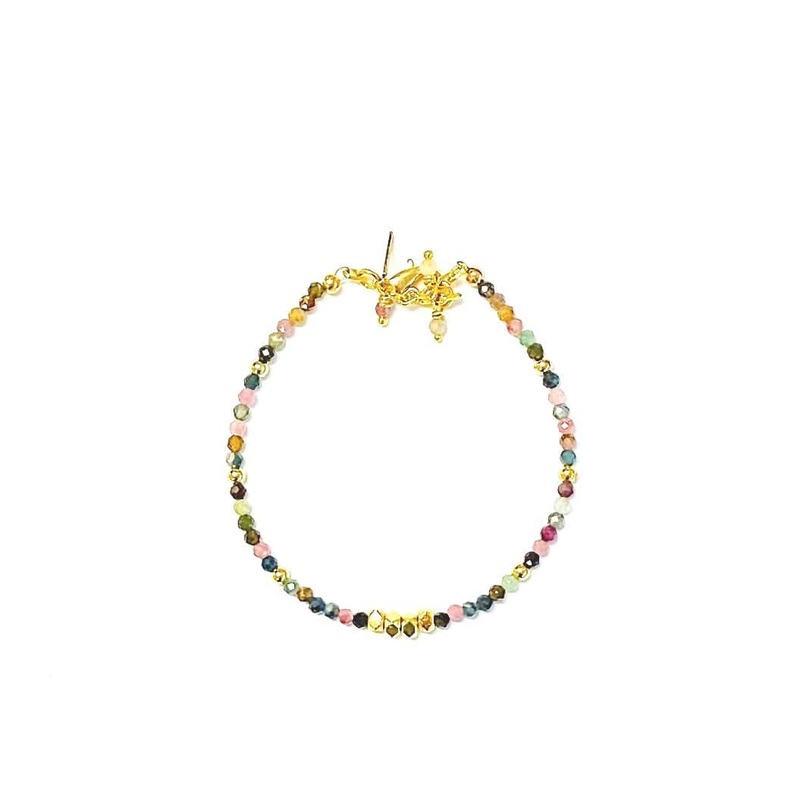 Tourmaline Gold Bracelet