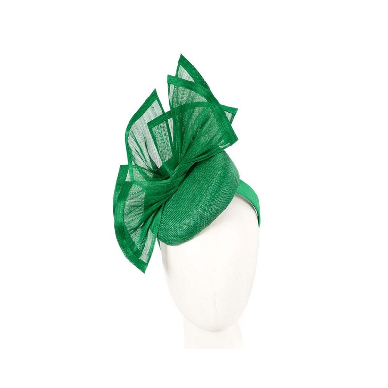 Bespoke green racing fascinator by Fillies Collection