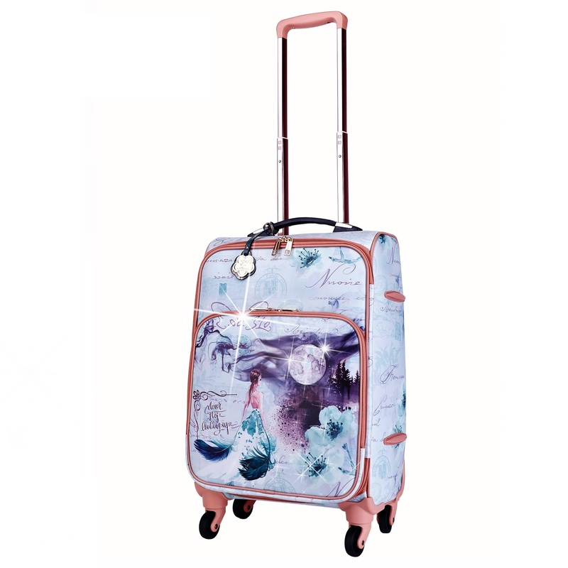 Brangio Italy Fairy Tale Carry on Luggage with Spinner Wheels [ITEM #BEL6999]