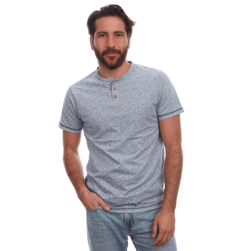 Avery Striped Henley