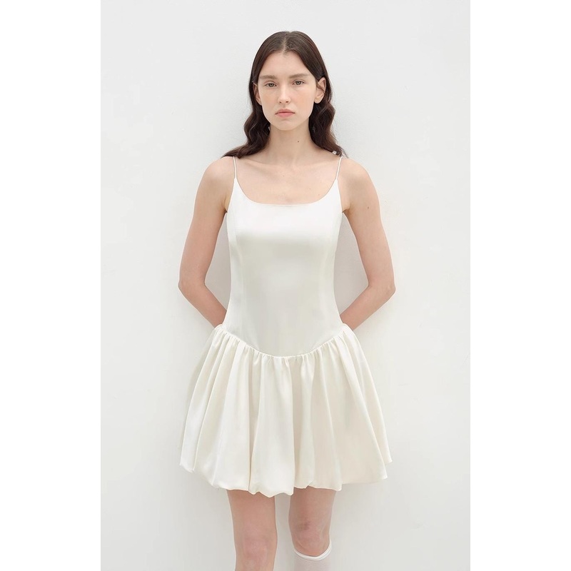 “Ballet” Acetate Satin Luxury Slip Dress