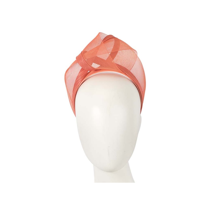 Coral fashion headband turban by Fillies Collection