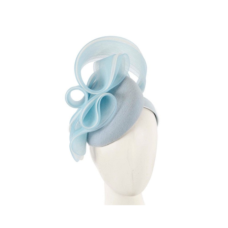 Light blue winter racing fascinator by Fillies Collection