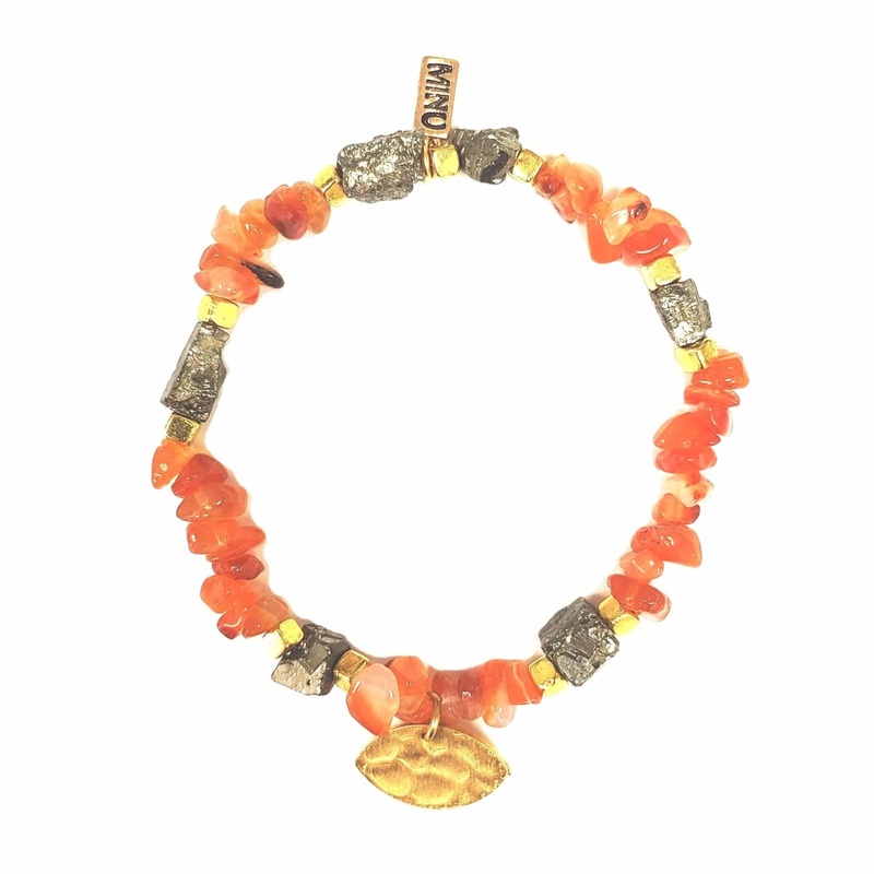 Carnelian Chip Bracelet
