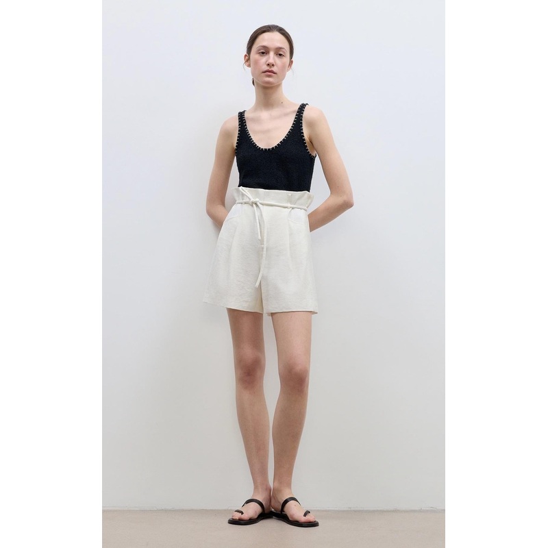 “Jungle Fantasy” Flower Bud Drawstring High Waist Shorts Women