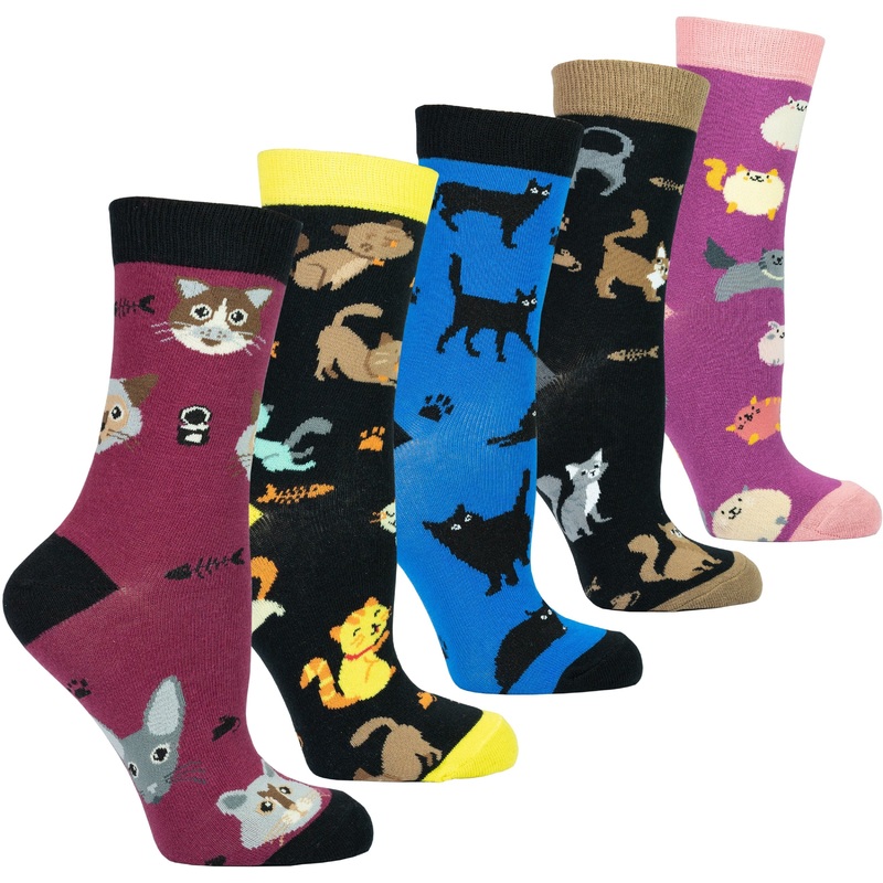 Women’s Cute Cats Socks Set
