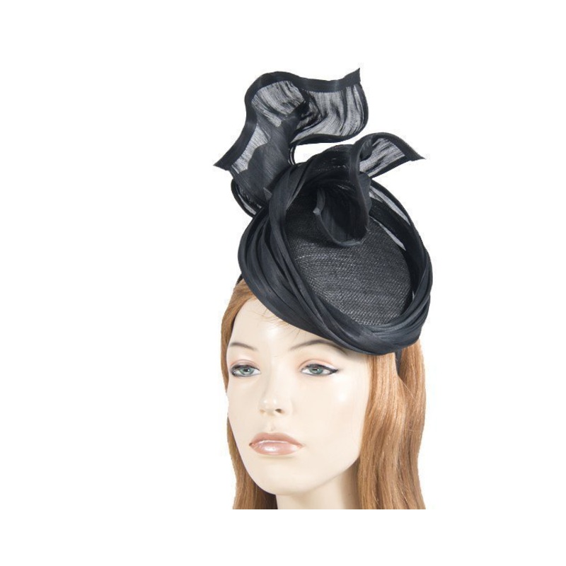 Bespoke black fascinator