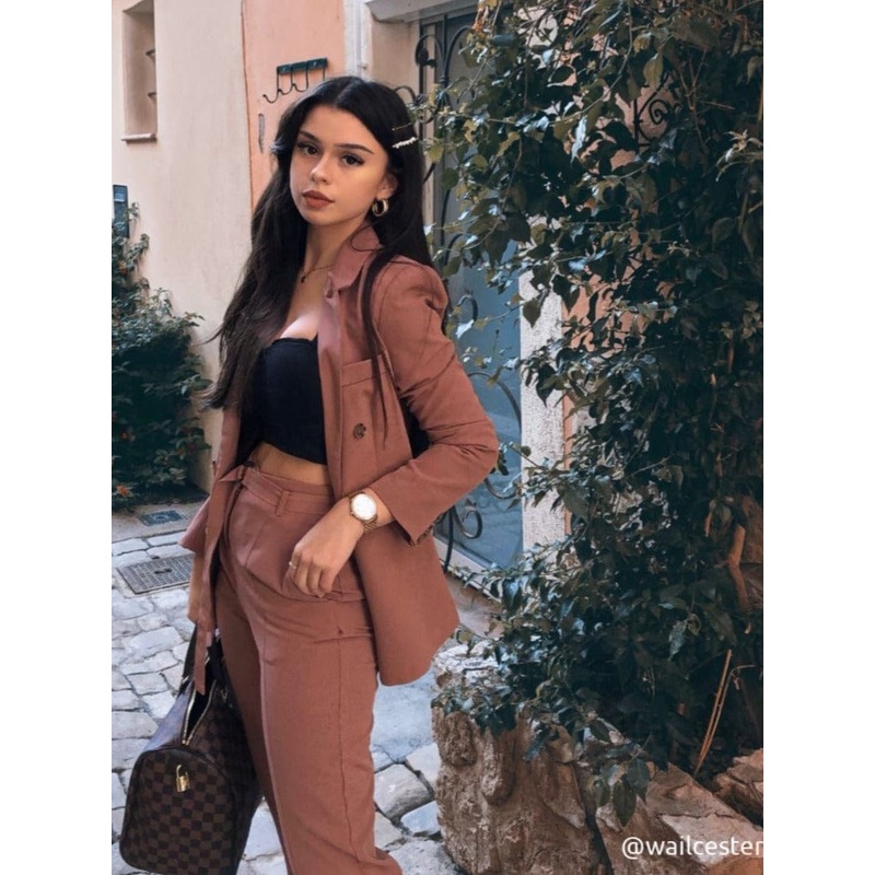 M.USE Business Babe Capri Suit Pants