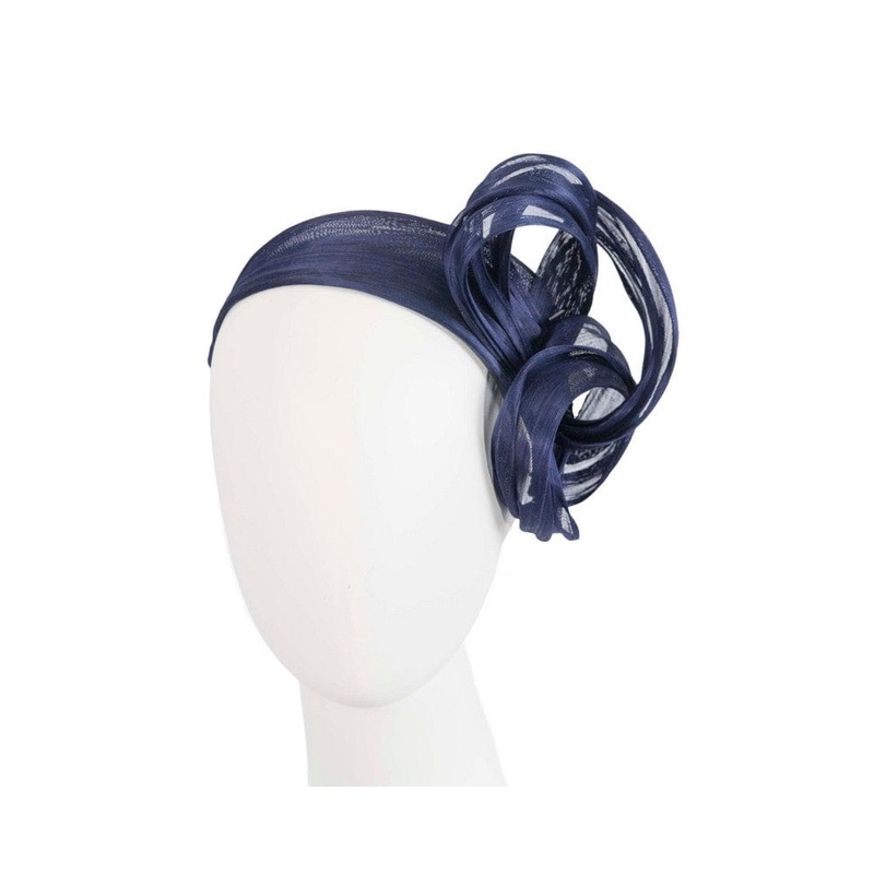 Navy retro headband by Fillies Collection