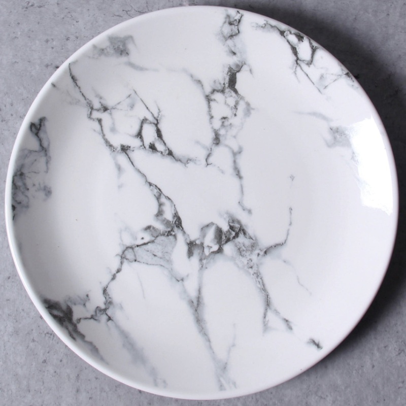 Marble Round Plate 10″