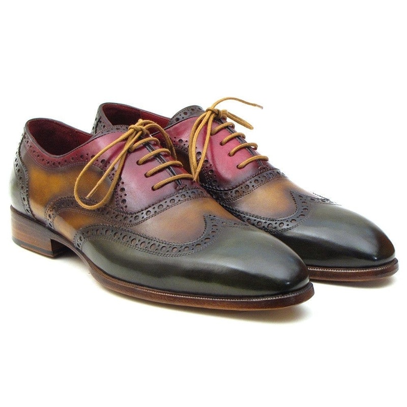 Paul Parkman Three Tone Wingtip Oxfords (ID#PP22F75)