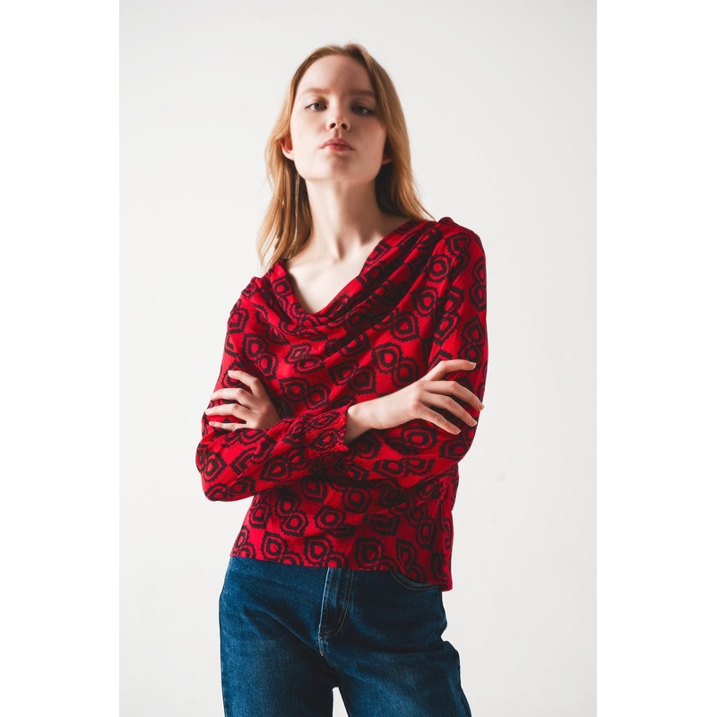 Shirred Sleeve Shirt In Fuchsia