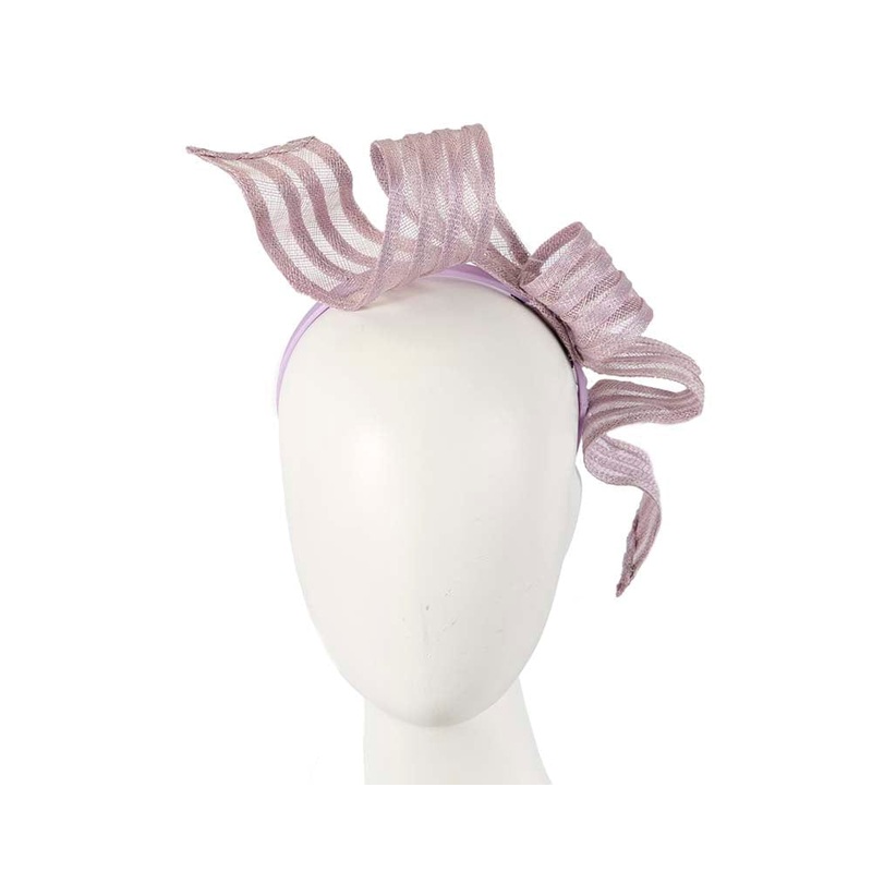 Stylish lilac racing fascinator by Max Alexander