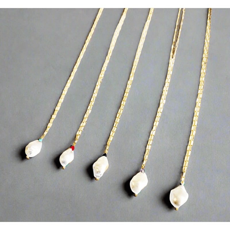 Women’s Baroque Pearl Necklace & Matching Earrings Gift Set | MINU