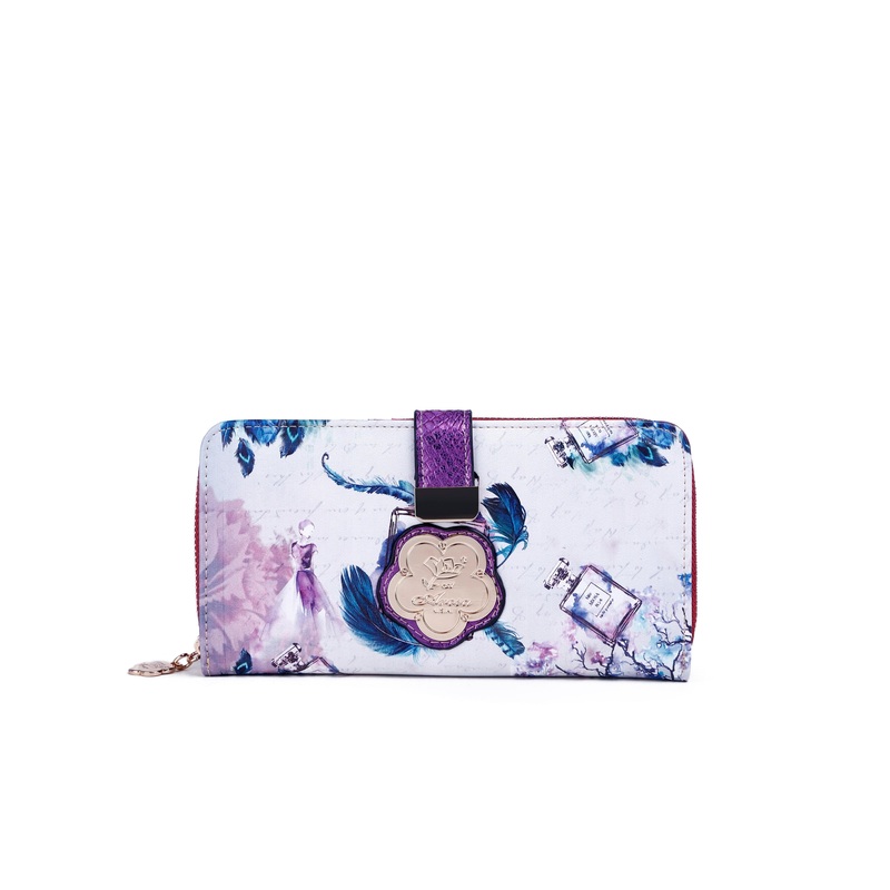 Arosa Fragrance Retro Wallet for Women with Multiple Card Holders