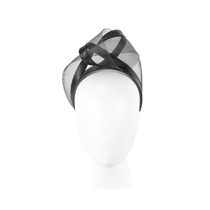 Black fashion headband turban by Fillies Collection