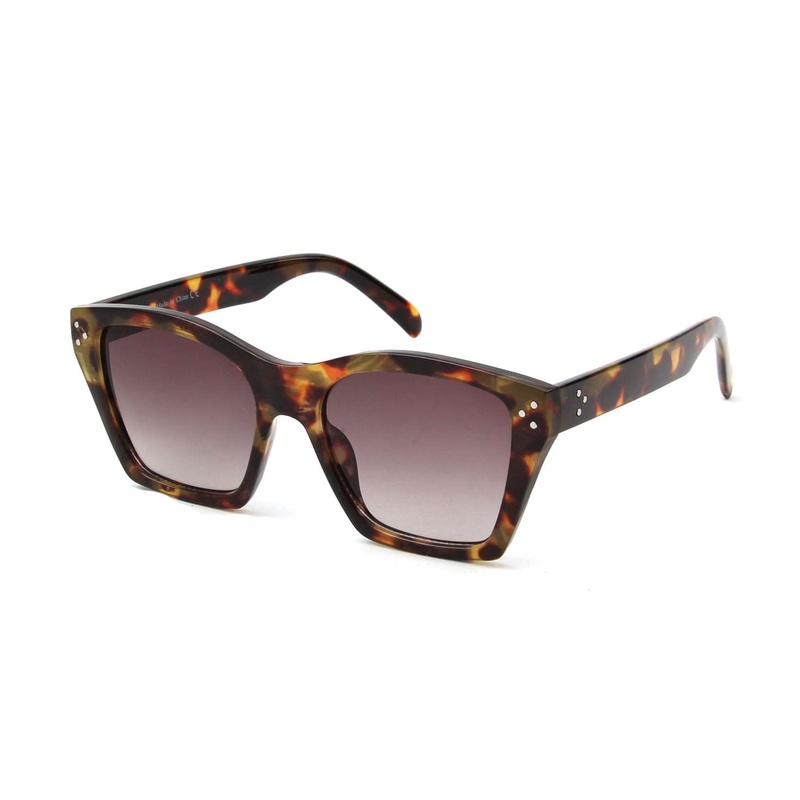 Demopolis | Women Square Retro Cat Eye Fashion Sunglasses