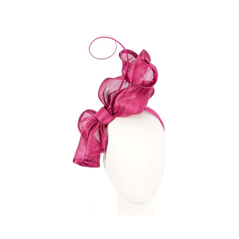 Fuchsia racing fascinator by Fillies Collection
