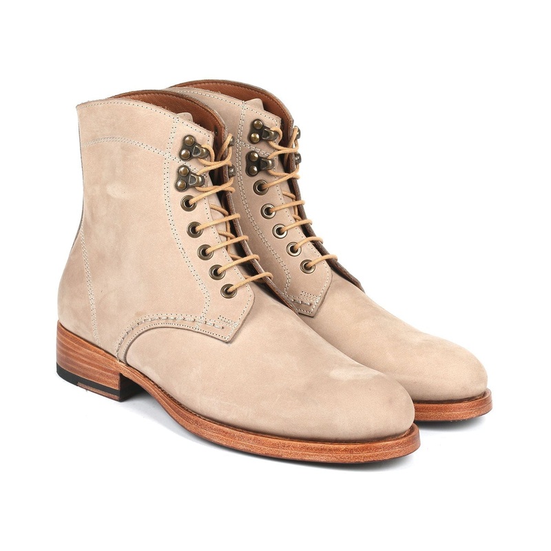 Paul Parkman Men’s Boots Beige Nubuck (824BCJ66)