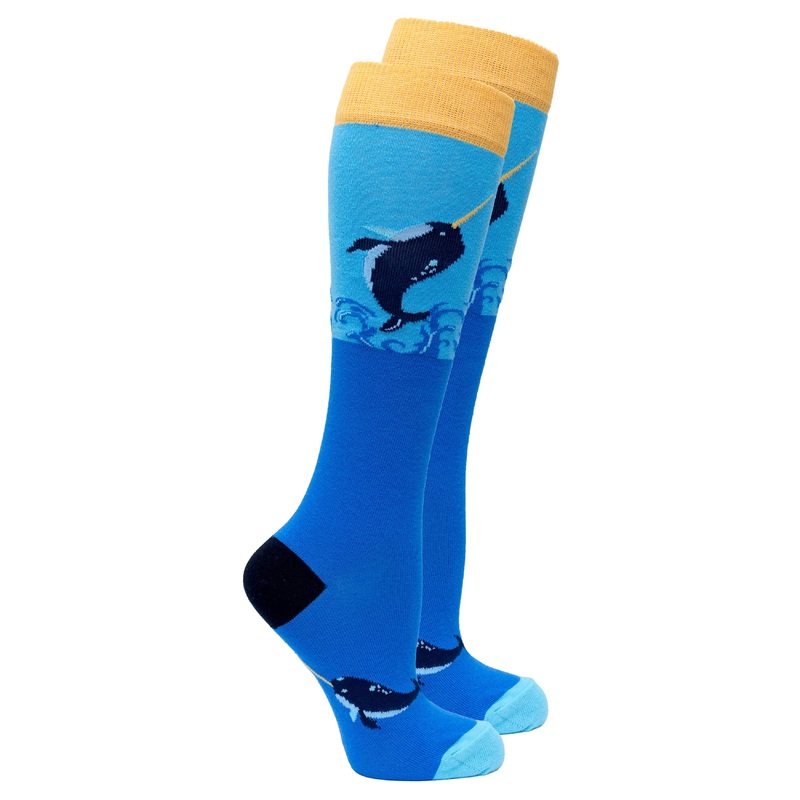 Women’s Narwhal Knee High Socks