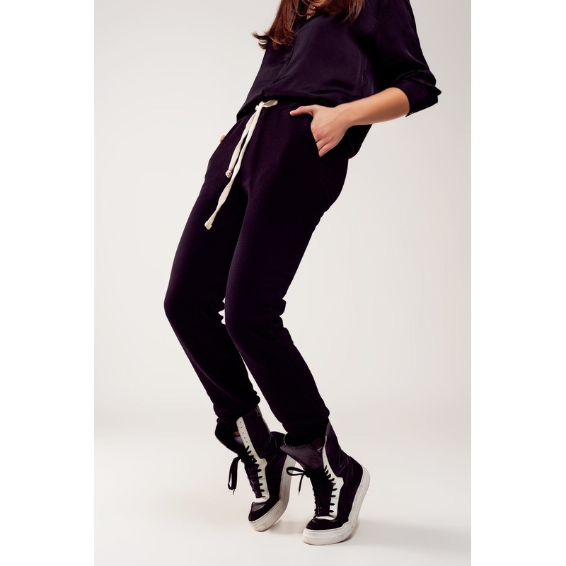 Cotton Jogger In Black